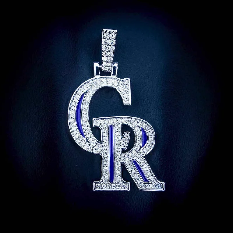 Exclusive Men's Necklaces & Pendants for the Modern Gentleman-Colorado Rockies Official MLB Logo Pendant Exclusive Men's Necklaces & Pendants for the Modern Gentleman-Colorado Rockies Official MLB Logo Pendant