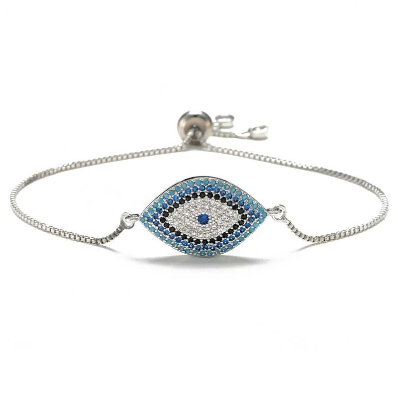 Personalized Bangles with Birthstones for Women-Buddha Stones Evil Eye Protection Healing Bracelet
