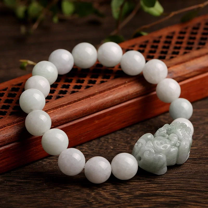 Men's Adjustable Cuff Bracelets with Stones-Buddha Stones Fengshui Wealth Prosperity Jade PiXiu Luck Bracelet Men's Adjustable Cuff Bracelets with Stones-Buddha Stones Fengshui Wealth Prosperity Jade PiXiu Luck Bracelet