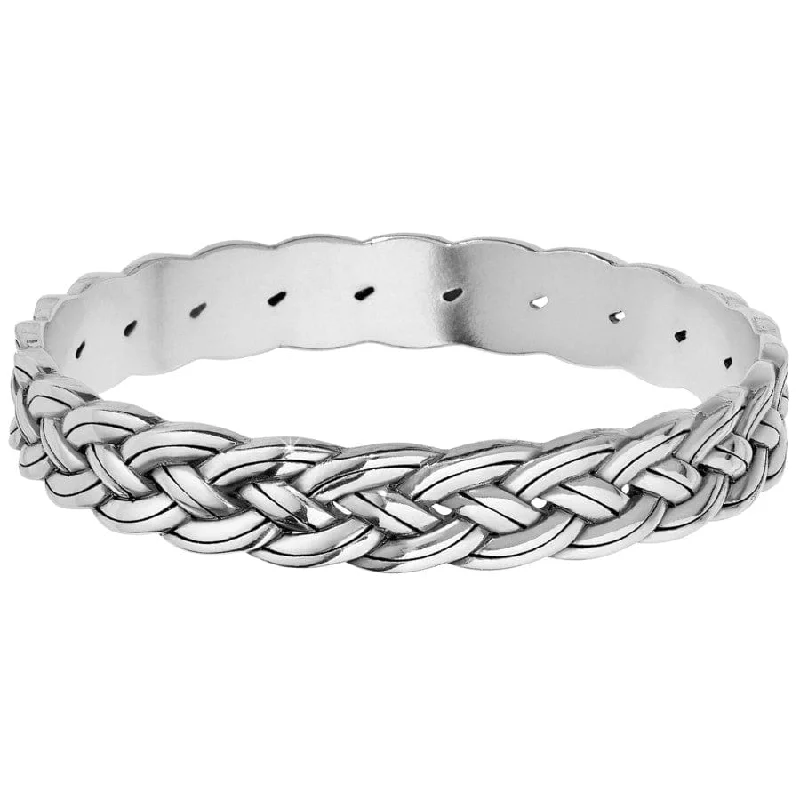 Women's Bangles with Floral Designs-Interlok Woven Bangle