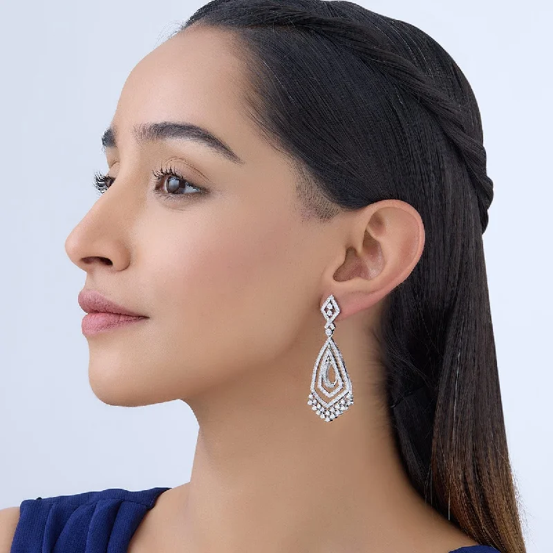 Women's Earrings – Elegant Designs for Every Personality--Zircon Earring 163901