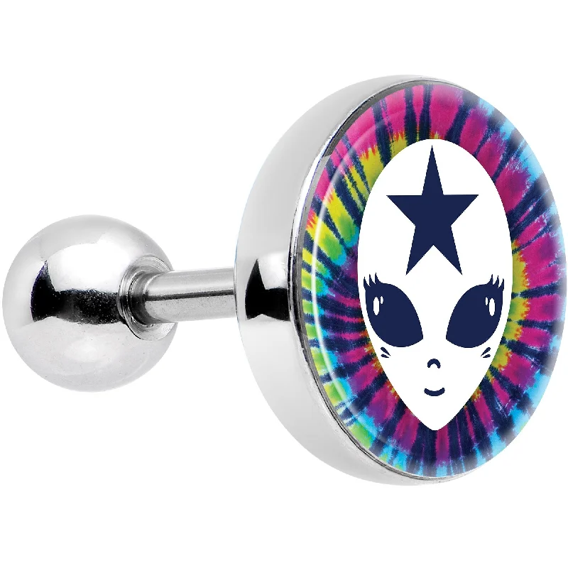 Women's Earrings – Elegant Designs for Every Personality--Star Tie Dye Alien Tragus Cartilage Earring Women's Earrings – Elegant Designs for Every Personality--Star Tie Dye Alien Tragus Cartilage Earring