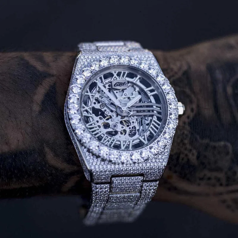 42MM Iced Alpha Era® Luminous Skeleton 316
