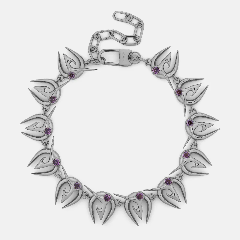 Stainless Steel / Purple