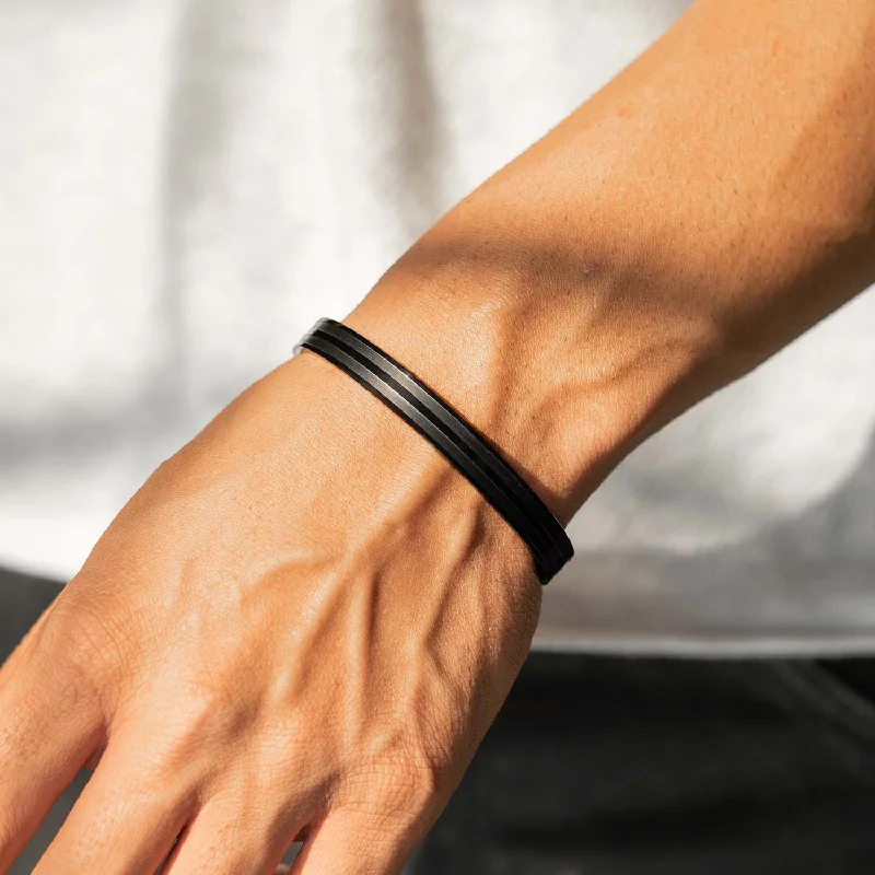 Classic Braided Leather Bracelets for Men-Claudius Kada Bracelet