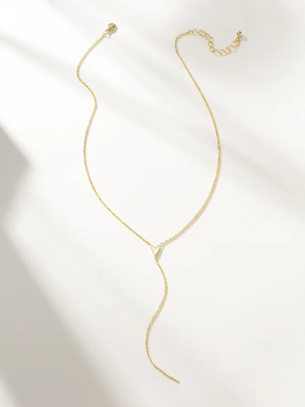 Shop Classic Women's  Necklaces & Pendants with a Modern Twist-Amour Lariat Necklace