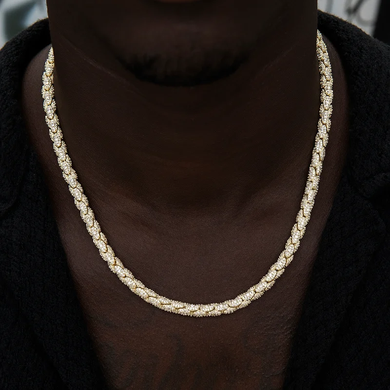 Men's Adjustable Cuff Bracelets with Stones-Diamond Pave Reptile Chain in Yellow Gold Men's Adjustable Cuff Bracelets with Stones-Diamond Pave Reptile Chain in Yellow Gold