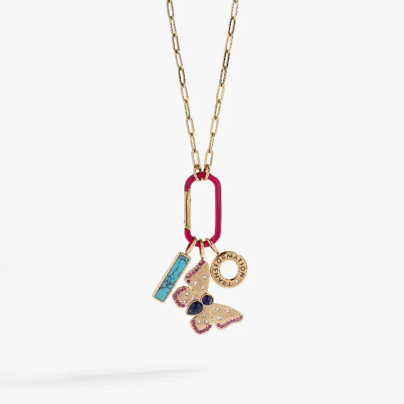 Shop Classic Women's Necklaces & Pendants with a Modern Twist-Butterfly Transformation Interchangeable Charm Necklace Shop Classic Women's Necklaces & Pendants with a Modern Twist-Butterfly Transformation Interchangeable Charm Necklace