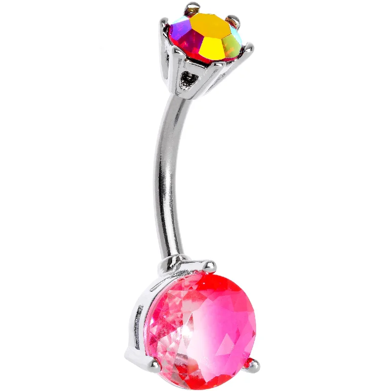 Designer Belly Rings for Fashion-Forward Women -Pink Aurora Gems Simply Gems Belly Ring Designer Belly Rings for Fashion-Forward Women -Pink Aurora Gems Simply Gems Belly Ring