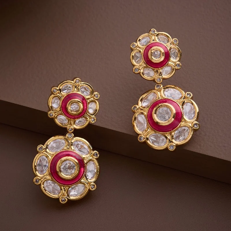Women's Earrings – Elegant Designs for Every Personality--Kundan Earring 161654