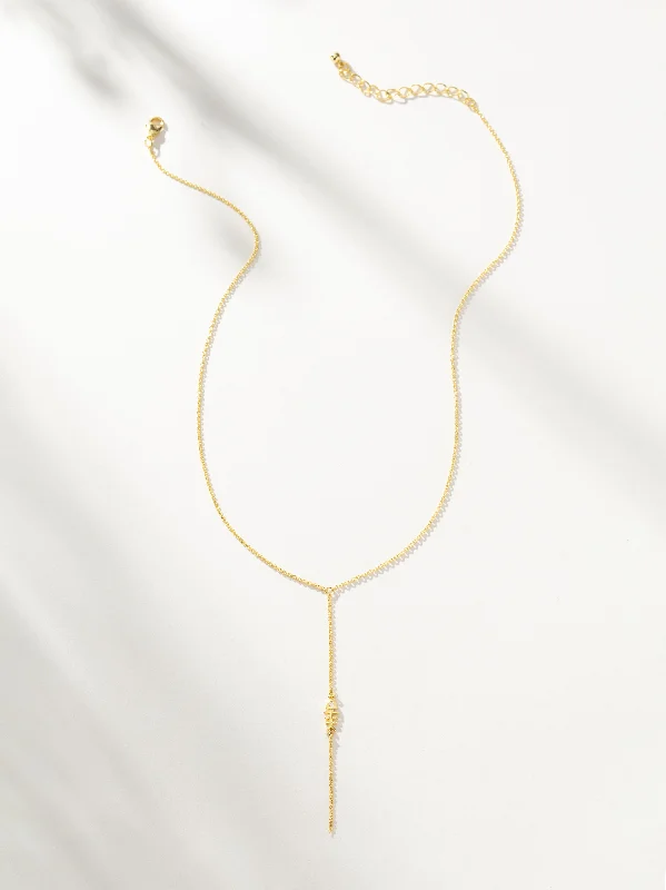 Shop Classic Women's  Necklaces & Pendants with a Modern Twist-Fish Bone Lariat Necklace