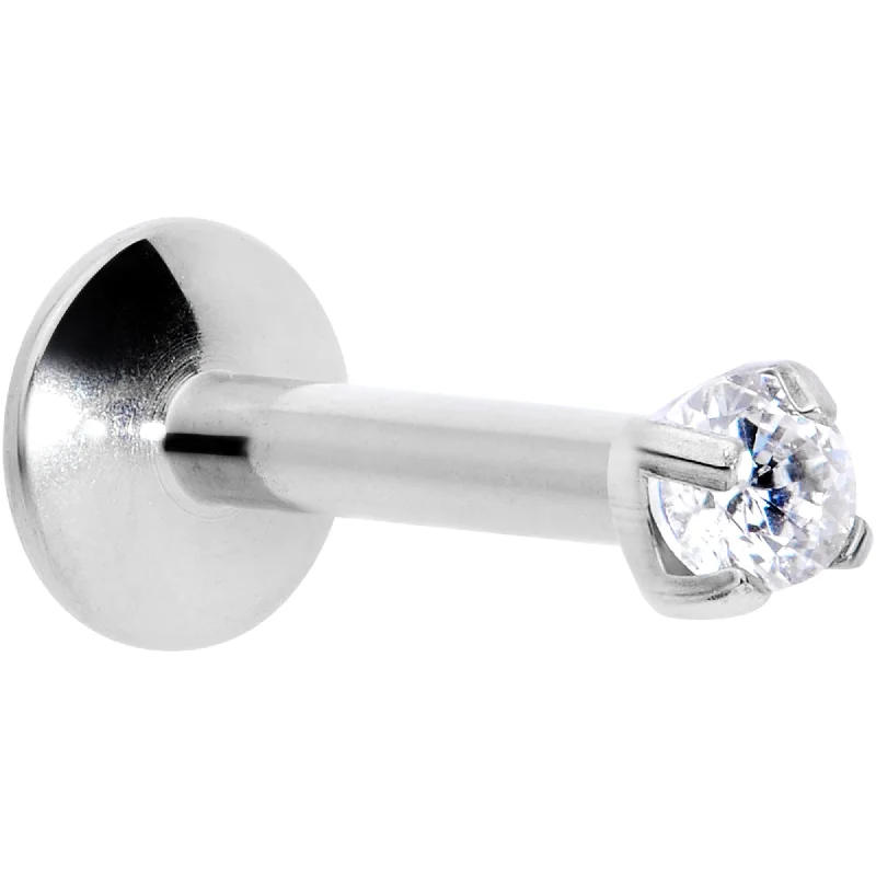 Affordable Lip Rings for Everyone16 Gauge 1/4 2mm CZ G23 Titanium Internally Threaded Labret Affordable Lip Rings for Everyone16 Gauge 1/4 2mm CZ G23 Titanium Internally Threaded Labret