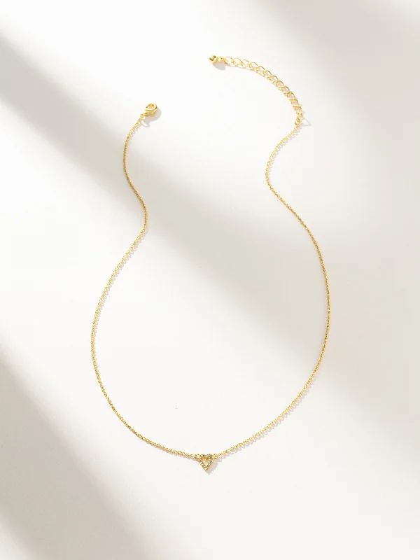 Shop Classic Women's  Necklaces & Pendants with a Modern Twist-Open Heart Necklace