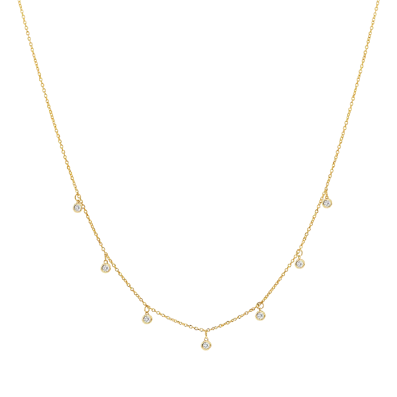 Shop Classic Women's  Necklaces & Pendants with a Modern Twist-Multi Drop Diamond Necklace