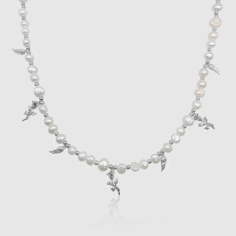 Exclusive Men's Necklaces & Pendants for the Modern Gentleman-Pendant Real Pearl Necklace (Silver) Exclusive Men's Necklaces & Pendants for the Modern Gentleman-Pendant Real Pearl Necklace (Silver)