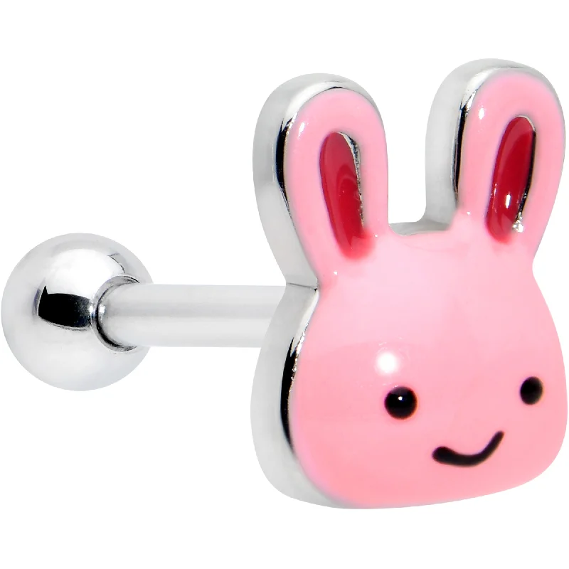 Women's Earrings – Elegant Designs for Every Personality--16 Gauge 5/16 Kawaii Cutie Easter Bunny Cartilage Tragus Earring