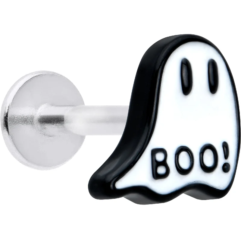Lip Rings for Piercings16 Gauge 5/16 Halloween Ghost Glow in the Dark Labret Monroe Tragus