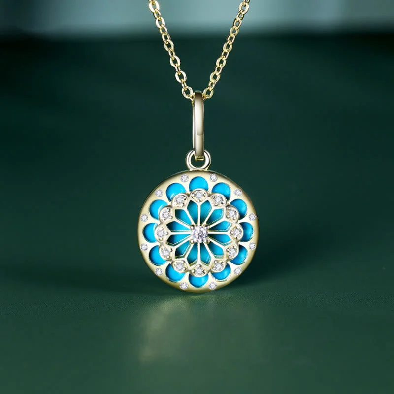 Shop Classic Women's Necklaces & Pendants with a Modern Twist-Buddha Stones 925 Sterling Silver Round Turquoise Zircon Protection Strength Necklace Pendant Shop Classic Women's Necklaces & Pendants with a Modern Twist-Buddha Stones 925 Sterling Silver Round Turquoise Zircon Protection Strength Necklace Pendant