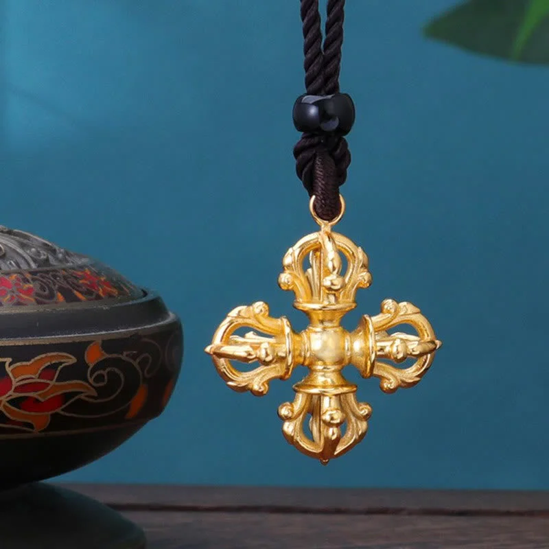 Shop Classic Women's Necklaces & Pendants with a Modern Twist-Buddha Stones 999 Sterling Silver Double Dorje Vajra Spiritual Power Strength Necklace Pendant Shop Classic Women's Necklaces & Pendants with a Modern Twist-Buddha Stones 999 Sterling Silver Double Dorje Vajra Spiritual Power Strength Necklace Pendant