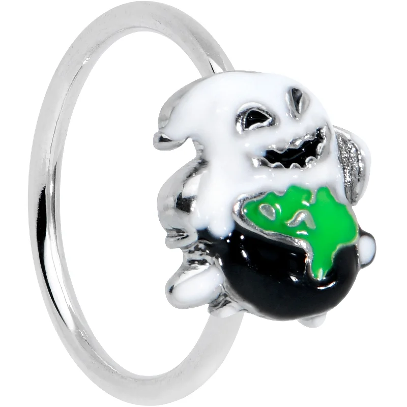 Nose Rings for Romantic Occasions -20 Gauge 5/16 Ghost Goo Cauldron Halloween Nose Hoop Nose Rings for Romantic Occasions -20 Gauge 5/16 Ghost Goo Cauldron Halloween Nose Hoop
