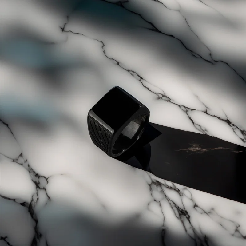 Top Men's Rings – Crafted for Every Style  Black Hercules Signet Ring