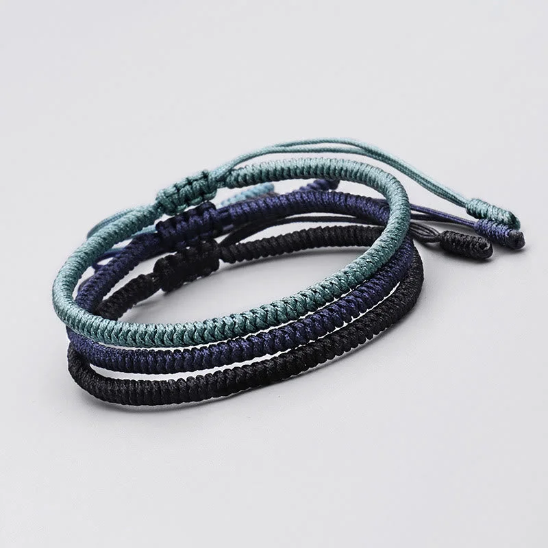Cool Bracelets for Men-Buddha Stones Tibetan 3Pcs King Kong Knot Handcrafted Amulet Strength Bracelet Cool Bracelets for Men-Buddha Stones Tibetan 3Pcs King Kong Knot Handcrafted Amulet Strength Bracelet