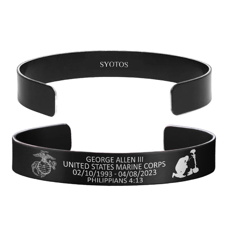 Durable Beaded Bracelets for Men-CPL George Allen III Memorial Bracelet – Hosted by the Allen Family Durable Beaded Bracelets for Men-CPL George Allen III Memorial Bracelet – Hosted by the Allen Family