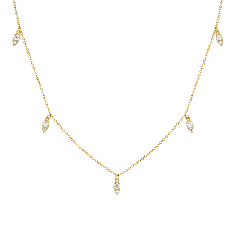 Shop Classic Women's Necklaces & Pendants with a Modern Twist-Diamond Pear Drop Necklace Shop Classic Women's Necklaces & Pendants with a Modern Twist-Diamond Pear Drop Necklace