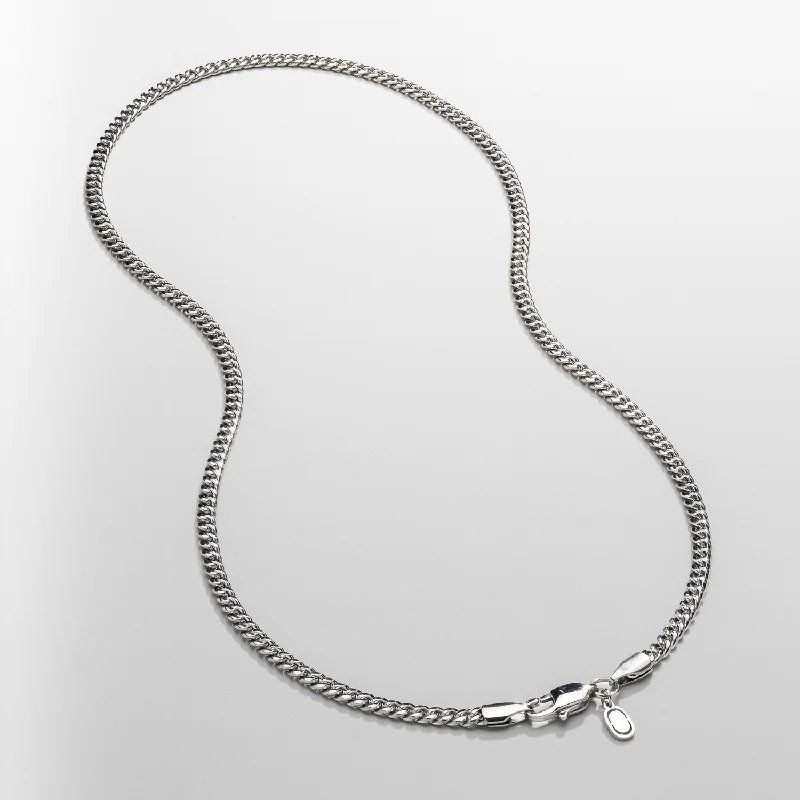 Exclusive Men's Necklaces & Pendants for the Modern Gentleman-Miami Cuban (Silver) 4mm Exclusive Men's Necklaces & Pendants for the Modern Gentleman-Miami Cuban (Silver) 4mm