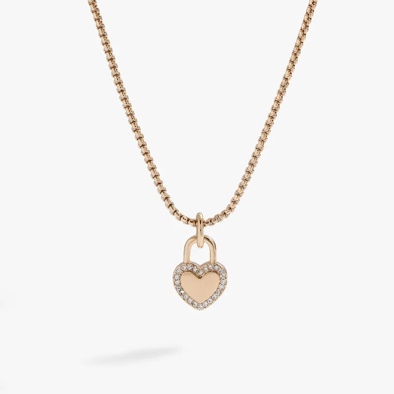 Shop Classic Women's Necklaces & Pendants with a Modern Twist-Heart Lock 'Follow Your Dreams' Necklace Shop Classic Women's Necklaces & Pendants with a Modern Twist-Heart Lock 'Follow Your Dreams' Necklace