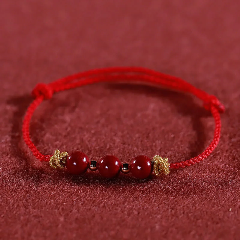 Elegant Gold Bangles with Matching Sets for Women-Buddha Stones Colorful String Cinnabar Calm Bracelet Elegant Gold Bangles with Matching Sets for Women-Buddha Stones Colorful String Cinnabar Calm Bracelet