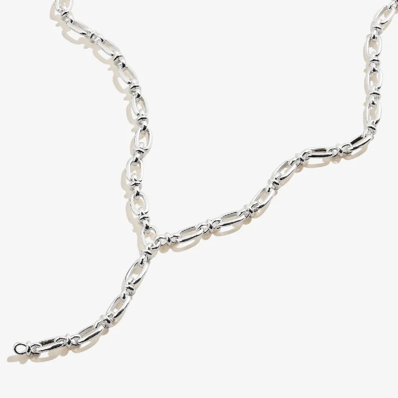 Shop Classic Women's  Necklaces & Pendants with a Modern Twist-Charm Station Paperclip Chain Y Necklace, 20''