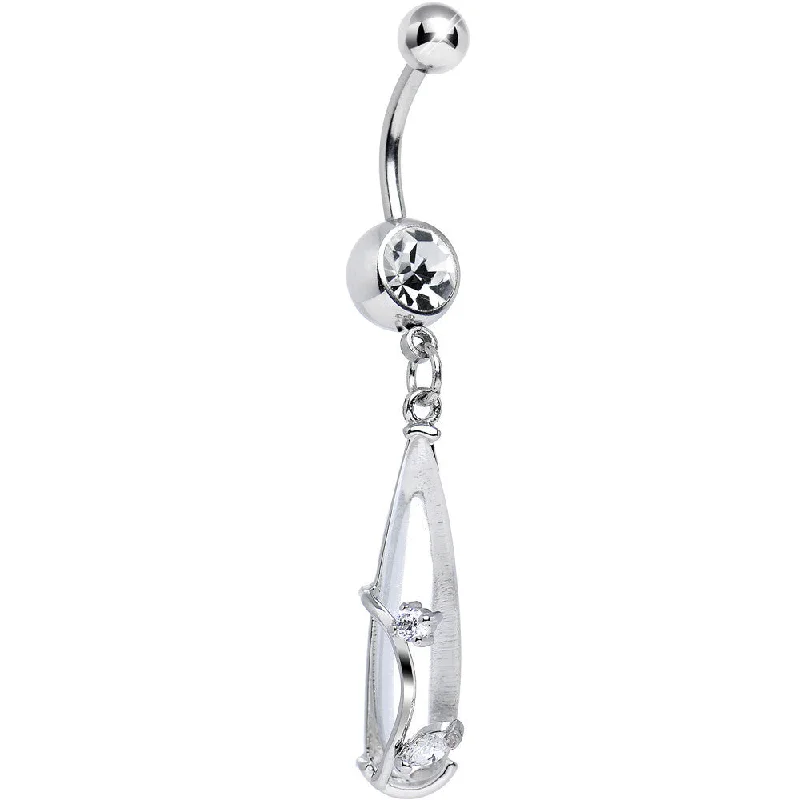 Unique Belly Rings with Creative Designs -Clear CZ Clear Wine Lover's Bottle Dangle Belly Ring Unique Belly Rings with Creative Designs -Clear CZ Clear Wine Lover's Bottle Dangle Belly Ring