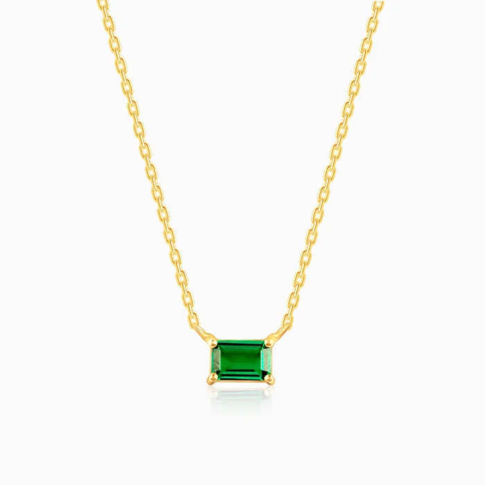 Shop Classic Women's Necklaces & Pendants with a Modern Twist-Golden Baguette Glow Necklace Shop Classic Women's Necklaces & Pendants with a Modern Twist-Golden Baguette Glow Necklace