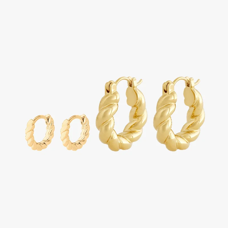 Women's Earrings – Elegant Designs for Every Personality--French Twist Set