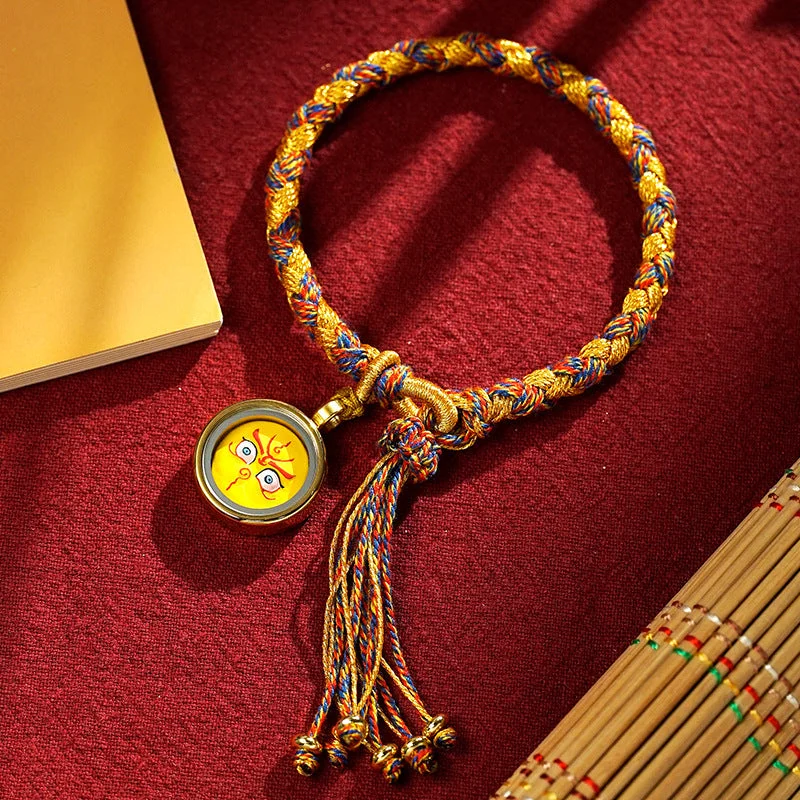Trendy Stone Bracelets for Men-Buddha Stones Handmade Tibetan Five God Of Wealth Dragon Scale Rope Luck Braid Bracelet Trendy Stone Bracelets for Men-Buddha Stones Handmade Tibetan Five God Of Wealth Dragon Scale Rope Luck Braid Bracelet