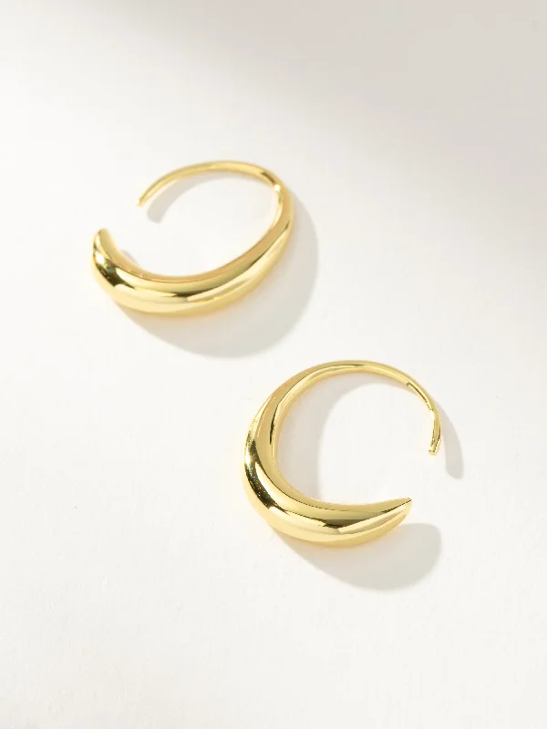Women's Earrings – Elegant Designs for Every Personality--Dewdrop Hoop Earrings