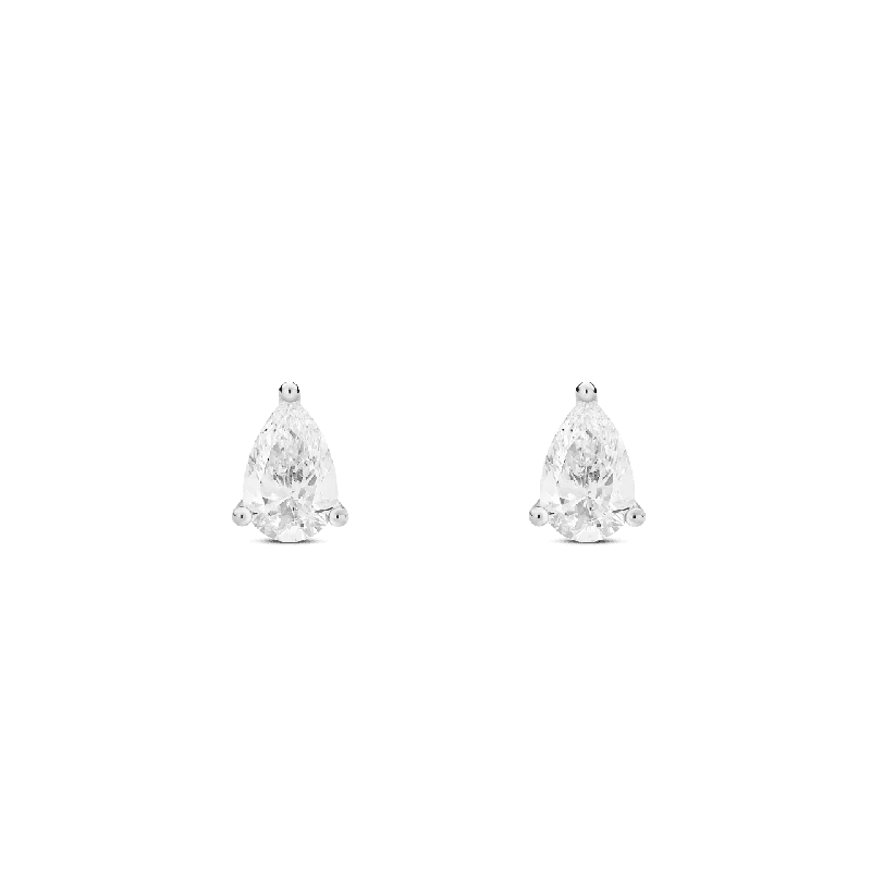 Women's Earrings – Elegant Designs for Every Personality--The Mini Pear Solitaire Studs Women's Earrings – Elegant Designs for Every Personality--The Mini Pear Solitaire Studs