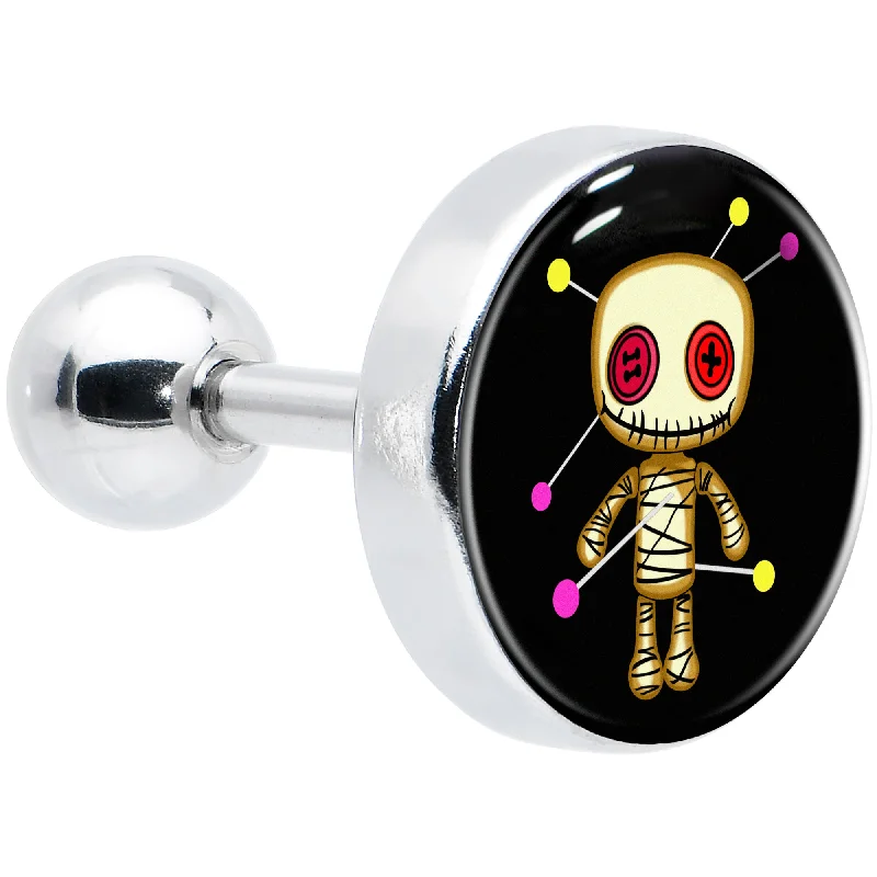 Women's Earrings – Elegant Designs for Every Personality--16 Gauge 1/4 Voodoo Doll Tragus Cartilage Earring Women's Earrings – Elegant Designs for Every Personality--16 Gauge 1/4 Voodoo Doll Tragus Cartilage Earring