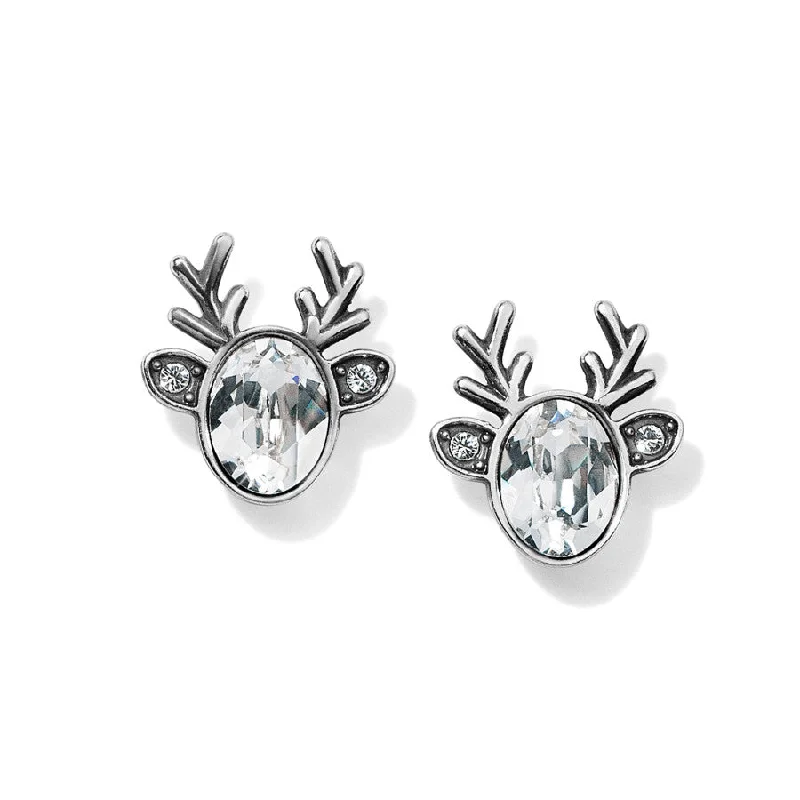 Women's Earrings – Elegant Designs for Every Personality--Reindeer Glitz Mini Post Earrings