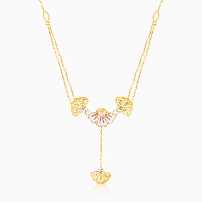 Shop Classic Women's Necklaces & Pendants with a Modern Twist-Golden Elegant Eyebright Lariat Necklace Shop Classic Women's Necklaces & Pendants with a Modern Twist-Golden Elegant Eyebright Lariat Necklace