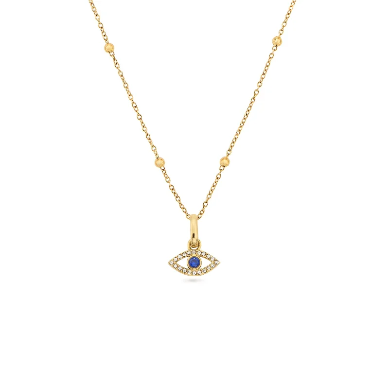Shop Classic Women's Necklaces & Pendants with a Modern Twist-Evil Eye Necklace (Gold) Shop Classic Women's Necklaces & Pendants with a Modern Twist-Evil Eye Necklace (Gold)