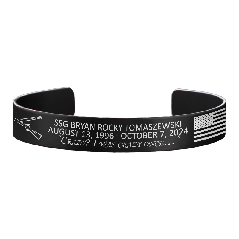 Classic Braided Leather Bracelets for Men-SSG Bryan Rocky Tomaszewski Memorial Band – Hosted by the Tomaszewski Family Classic Braided Leather Bracelets for Men-SSG Bryan Rocky Tomaszewski Memorial Band – Hosted by the Tomaszewski Family