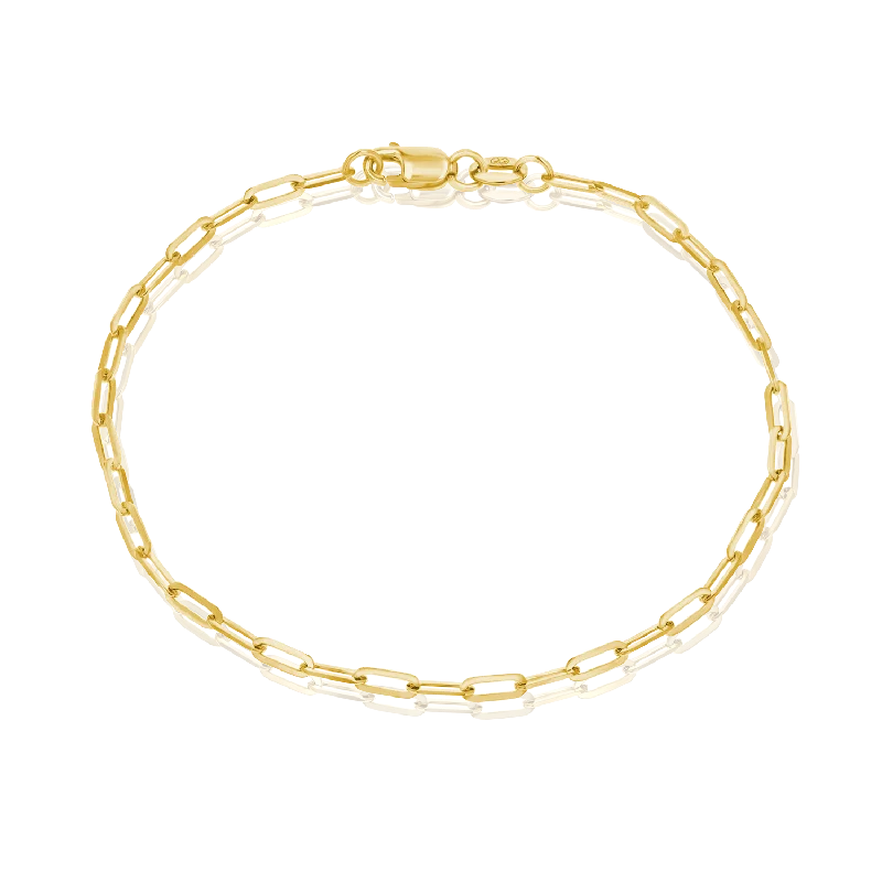 Men's Friendship Bracelets-14K Diamond Cut Oval Link Bracelet