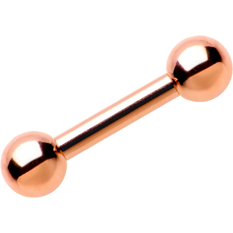 Women's Earrings – Elegant Designs for Every Personality--16 Gauge 1/4 Rose Gold Plated 3mm Ball Straight Barbell Women's Earrings – Elegant Designs for Every Personality--16 Gauge 1/4 Rose Gold Plated 3mm Ball Straight Barbell