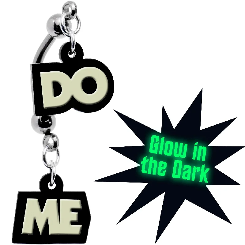 Minimalist Belly Rings for Subtle Beauty -Do Me Glow in the Dark Dangle Double Mount Belly Ring Minimalist Belly Rings for Subtle Beauty -Do Me Glow in the Dark Dangle Double Mount Belly Ring