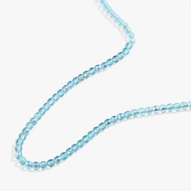 Shop Classic Women's Necklaces & Pendants with a Modern Twist-Sky Blue Beaded Necklace, Adjustable Shop Classic Women's Necklaces & Pendants with a Modern Twist-Sky Blue Beaded Necklace, Adjustable