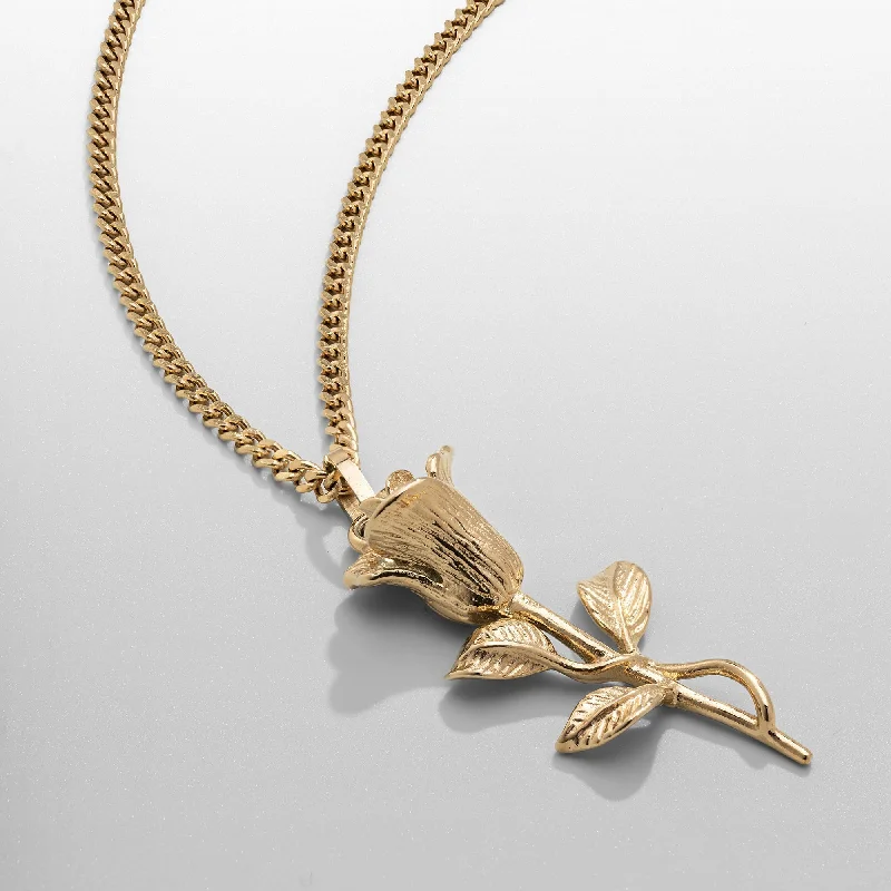 Exclusive Men's Necklaces & Pendants for the Modern Gentleman-Rose (Gold)
