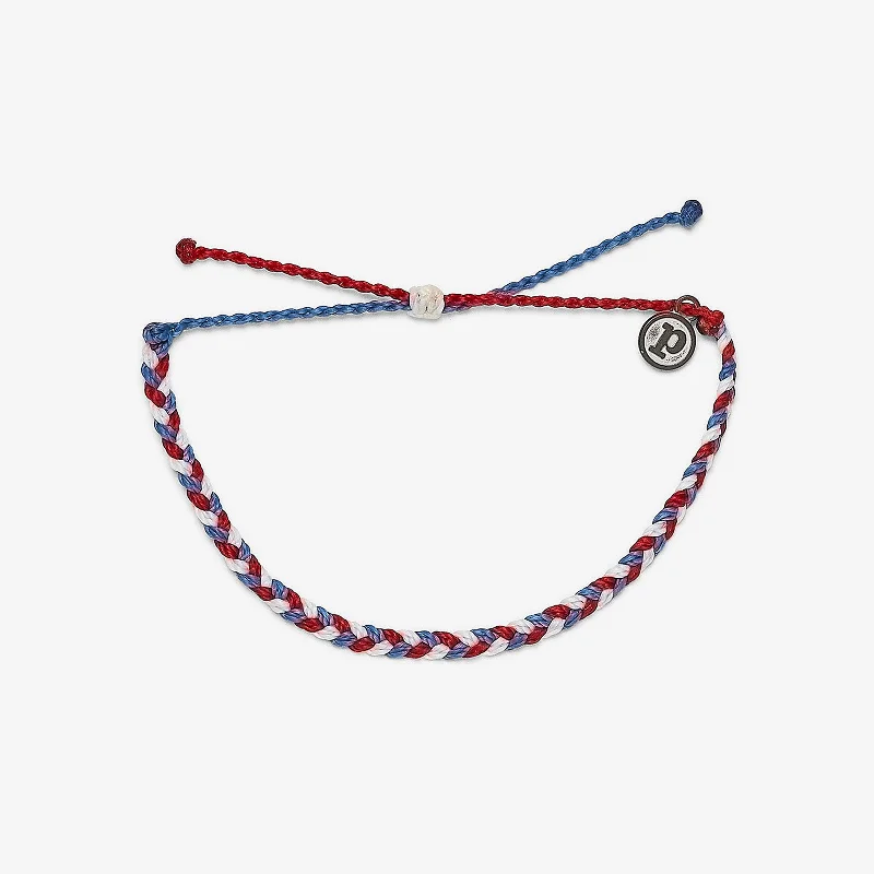 Magnetic Bracelets for Men-Homes For Our Troops Braided Bracelet