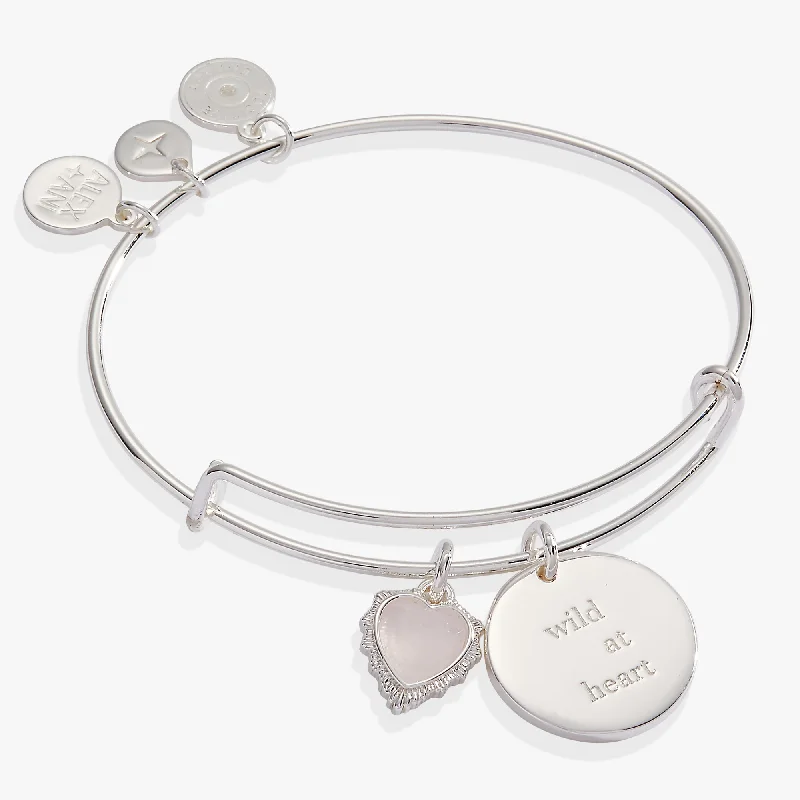 Antique Bangles for Women-“Wild at Heart” Duo Charm Bangle